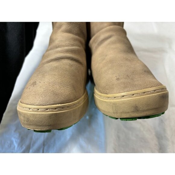 Santorisan Meraki Jockey Tan Leather Shearling Style Boots Women's Size 6-6.5US - Picture 9 of 13